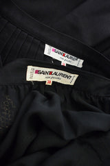 S/S 1977 Yves Saint Laurent Peasant Top & Skirt