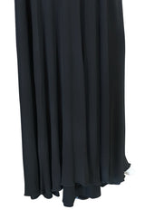 Recent Roberto Cavalli Plunging Black Silk Jersey Dress