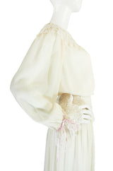 1977 Yves Saint Laurent Haute Couture Museum Piece