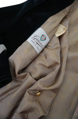 1970s Gucci Suede Jacket With Embroidered Pheasants