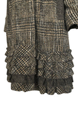 Fall 2006 Louis Vuitton Tweed Boucle Coat with Detachable Collar
