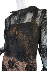 1980s Fine Lace Bill Blass Dress & Jacket