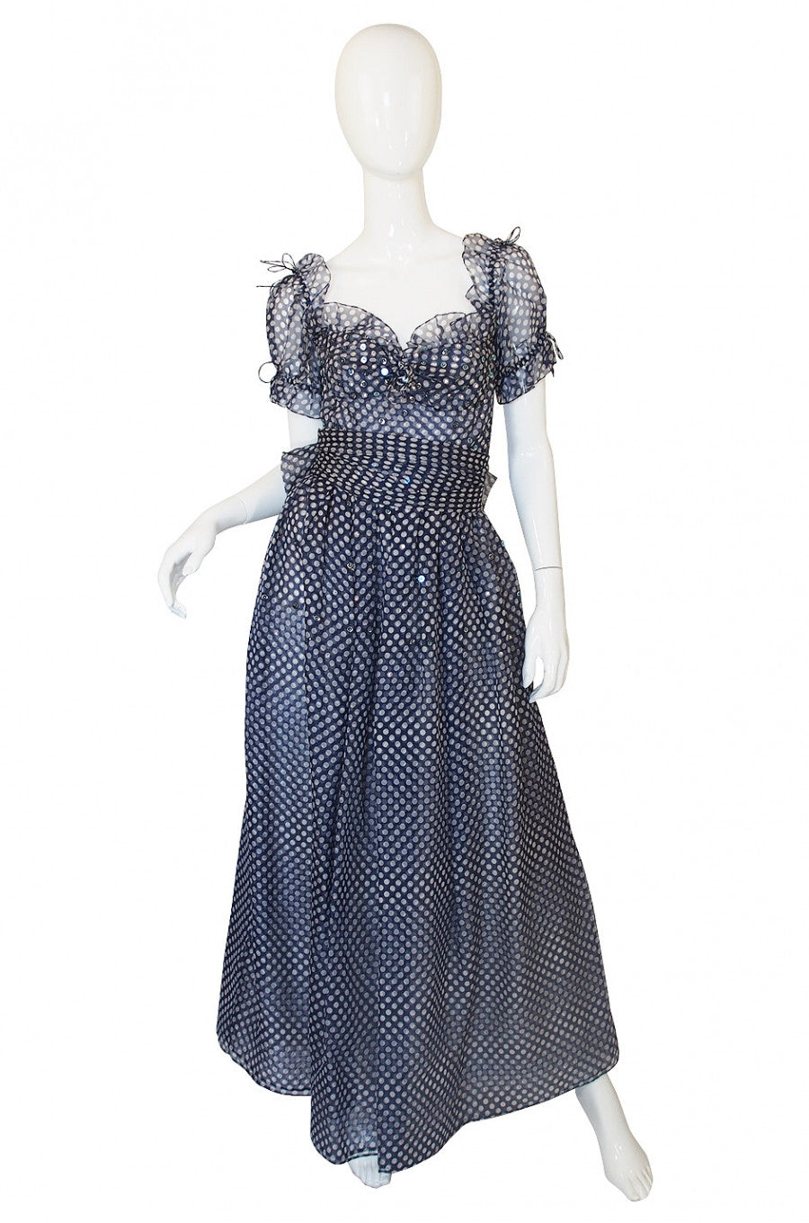 1970s Nina Ricci Couture Sequin Corset Top or Micro Mini