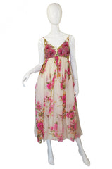 1960s Silk Chiffon Beaded Malcolm Starr