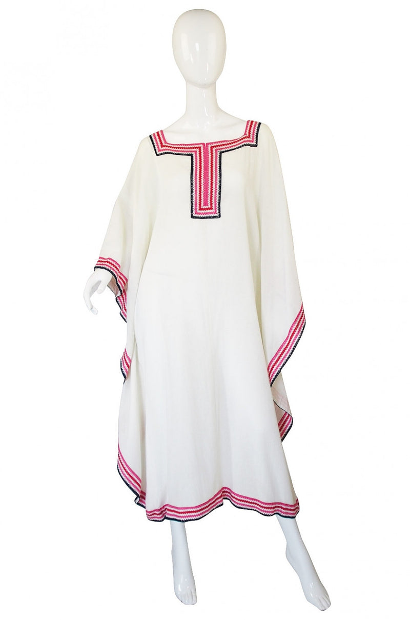 1970s Ungaro Cotton Beach Caftan