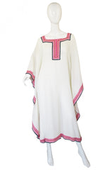 1970s Ungaro Cotton Beach Caftan