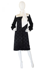 1960s Baroco Silk Demi-Couture Dress