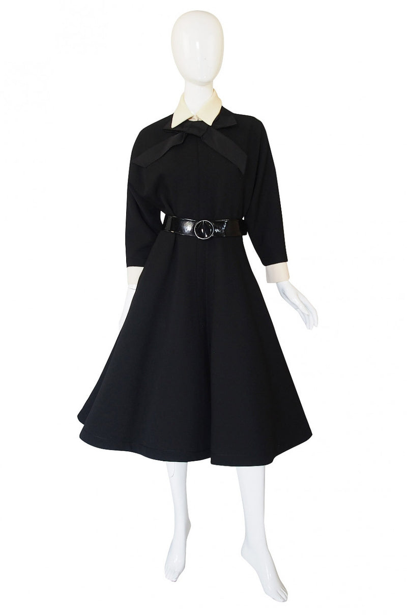 1950s Carosa Roma Demi-Couture Day Dress