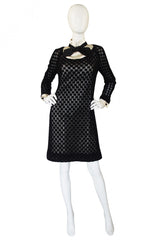 1960s Patrick De Barentzen Couture Dress