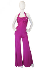 1990s Silk Jersey Valentino Jumpsuit