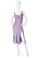 1997 Collection John Galliano Bias Cut Lilac Slip Dress