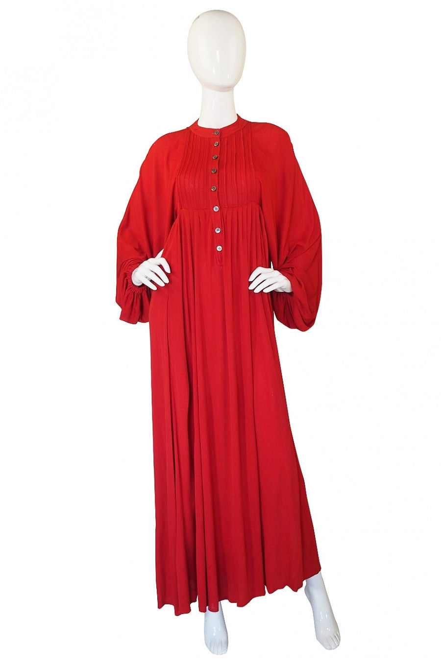 1971 Documented Jean Muir Gown – Shrimpton Couture