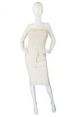 Spring 2008 Giambattista Valli Strapless Ivory Fitted Dress