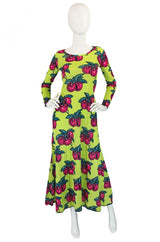 1970s Betsey Johnson Alley Cat Cherry Dress