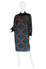 1980s Yves Saint Laurent Sack Dress