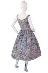 1950s Suzy Perette Spring Silk Dress