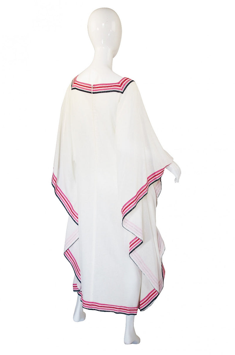1970s Ungaro Cotton Beach Caftan
