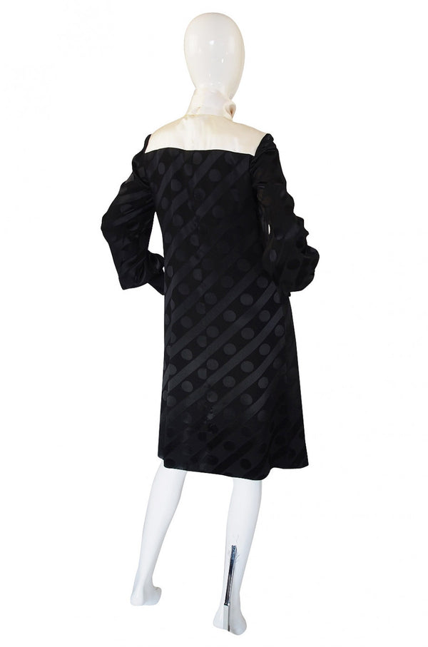 1960s Baroco Silk Demi-Couture Dress