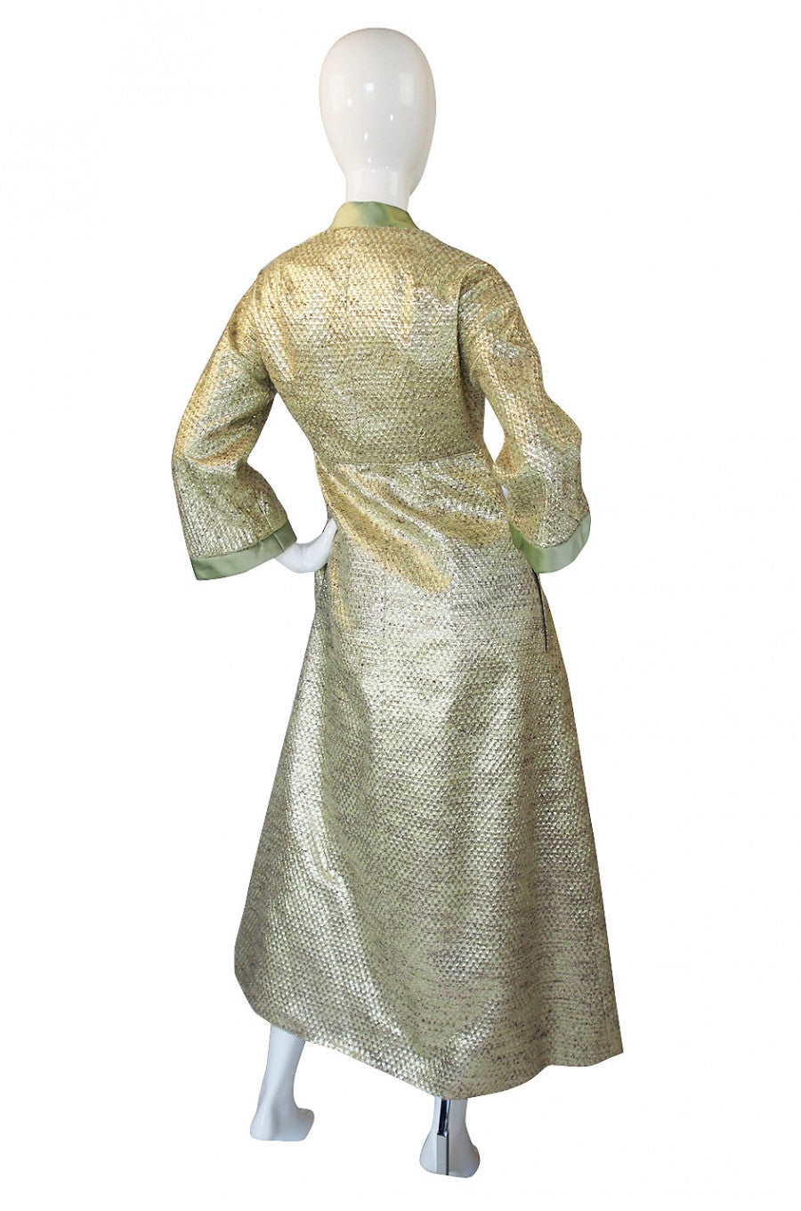 1960s Dynasty Gold Hostess Gown  Shrimpton Couture