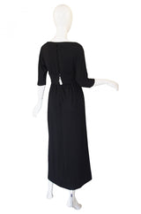 1960s Donald Brooks Crepe Jersey Dress