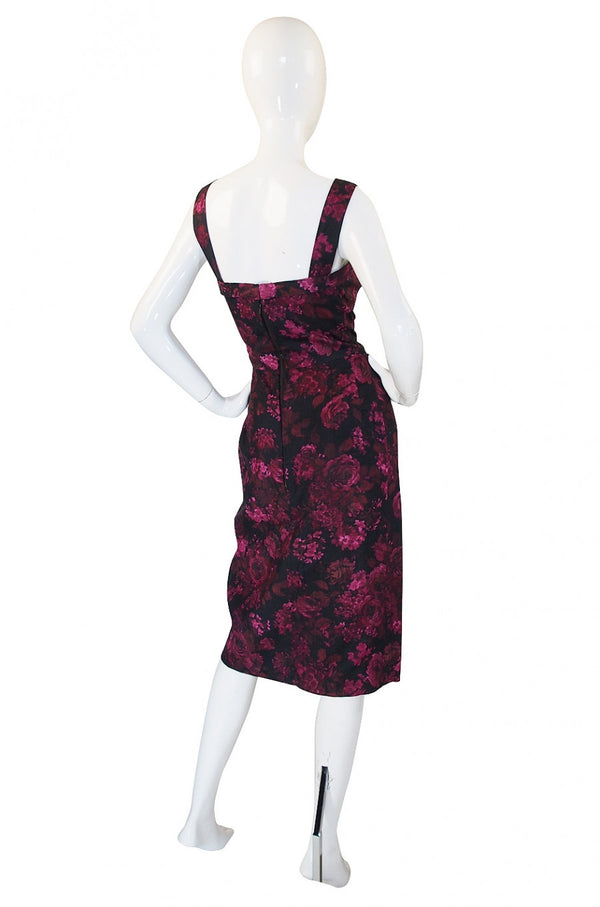 Rare 1955 Christian Dior Silk Dress