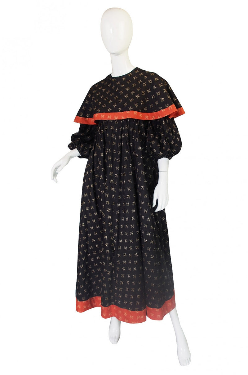 1971 RTW Thea Porter Indian Cotton Maxi Dress