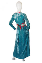 1960s Jeweled Belt Oscar De La Renta Museum Dress