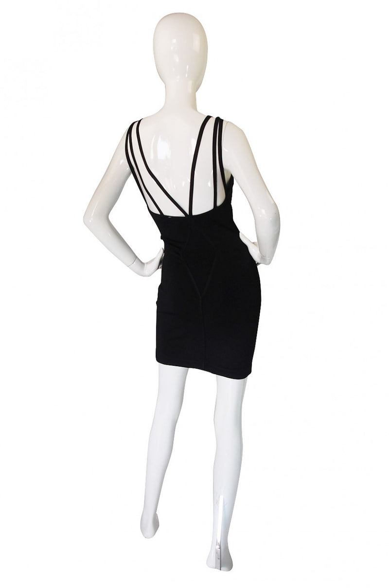 1980s Triple Strap Alaia Dress