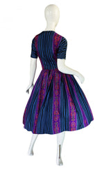 1950s Amazing Anne Fogarty Silk Dress