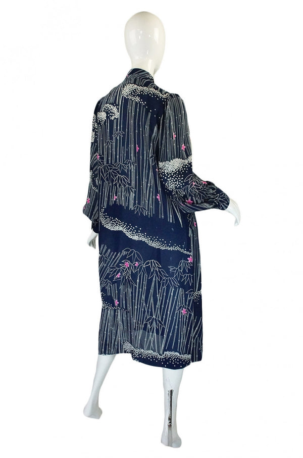 1970s Silk Hanae Mori Jacket or Dress
