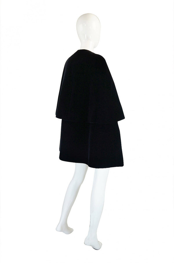 1967 Couture Christian Dior Velvet Cape