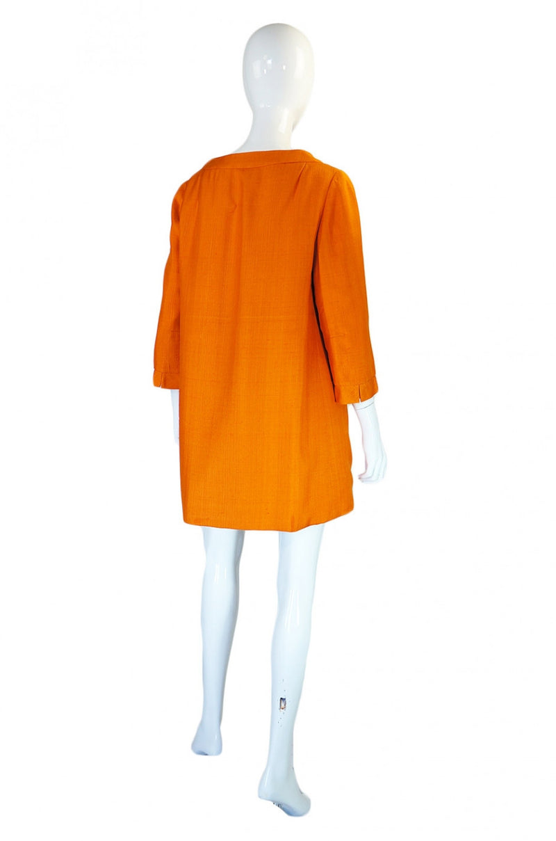 1960s Rare Maggy Reeves Tangerine Coat