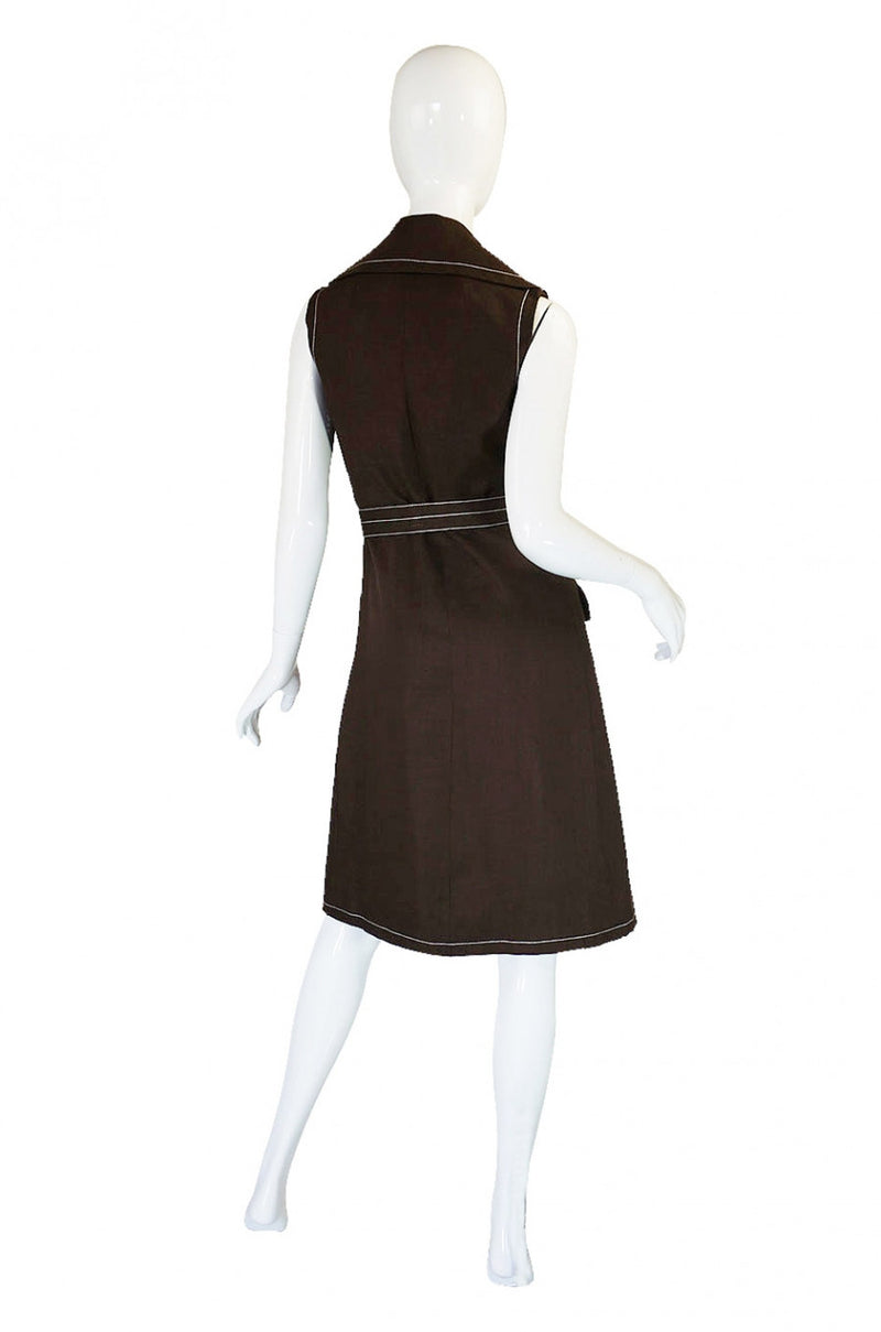 1960s Geoffrey Beene Top Stitch Dress