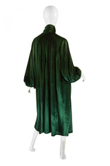 1970s Jean Varon Green Dress or Coat