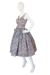 1950s Suzy Perette Spring Silk Dress