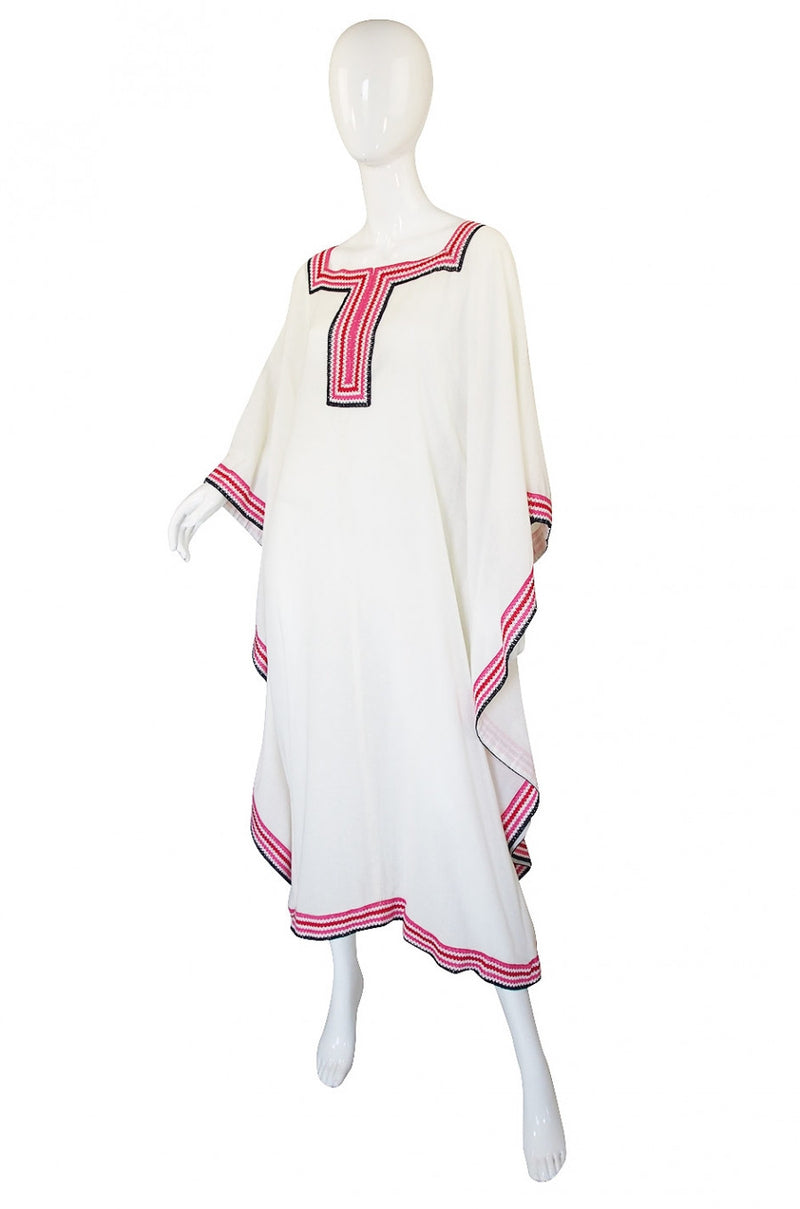 1970s Ungaro Cotton Beach Caftan