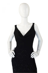 1990s Beaded Backless Valentino Dress