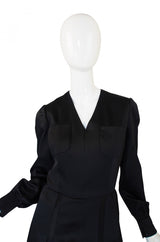 1960s Andre Laug Slipper Satin Dress