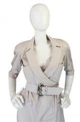 1980s Thierry Mugler Wrap Dress with Matching Bralette