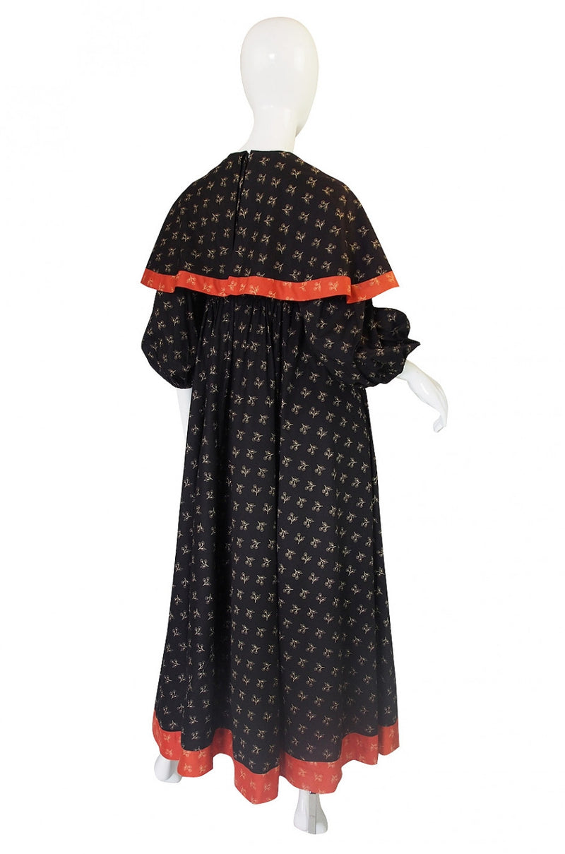 1971 RTW Thea Porter Indian Cotton Maxi Dress Shrimpton Couture 1971 RTW Thea Porter Indian Cotton Maxi Dress Shrimpton Couture