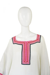 1970s Ungaro Cotton Beach Caftan