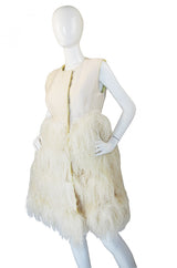 1960s Mr Blackwell Custom Feather Dress