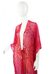 1978 Book Piece Zandra Rhodes Mexican Fan Caftan