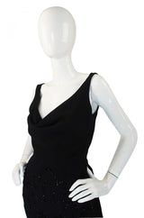 1990s Beaded Backless Valentino Dress