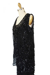 1920s Incredible Lace Bead & Sequin Gown