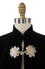 1940s Velvet & Embroidered Jacket