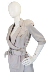 1980s Thierry Mugler Wrap Dress with Matching Bralette