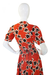 1940s Amazing Pin Up Wrap Skirt Set