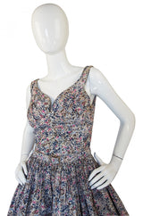 1950s Suzy Perette Spring Silk Dress