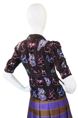 Recent Prada Silk Top & Skirt Set